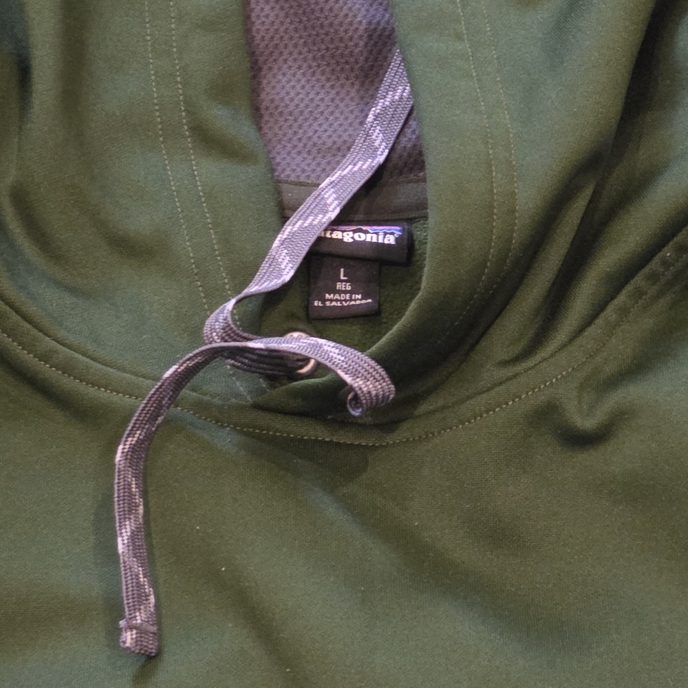 Patagonia Men's Forest Green Hoodie - Picture 2 of 3